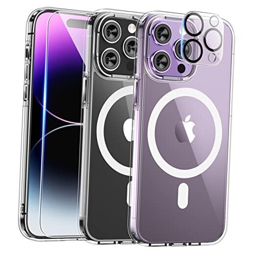 TAURI for iPhone 14 Pro Max Case, [Military Grade Drop Protection] with 2X