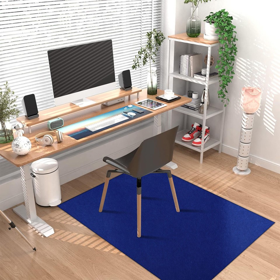 Antislip Desk Chair Mat for Home and Office Hardwood Floor Scratches