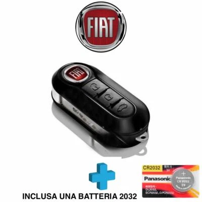 FIAT COMPATIBILE LANCIA 🇮🇹Chiave Cover Telecomando Guscio FIAT 500 L PUNTO EVO PANDA + BATTERIA 20 32.