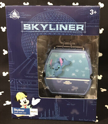 Disney Skyliner Sky Liner Toy Gondola Stitch Lilo With Display NIB