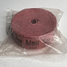 Vintage Cinema - Theatre - Carnival - Rail Ticket Stubs Roll ( New ) by Miller M