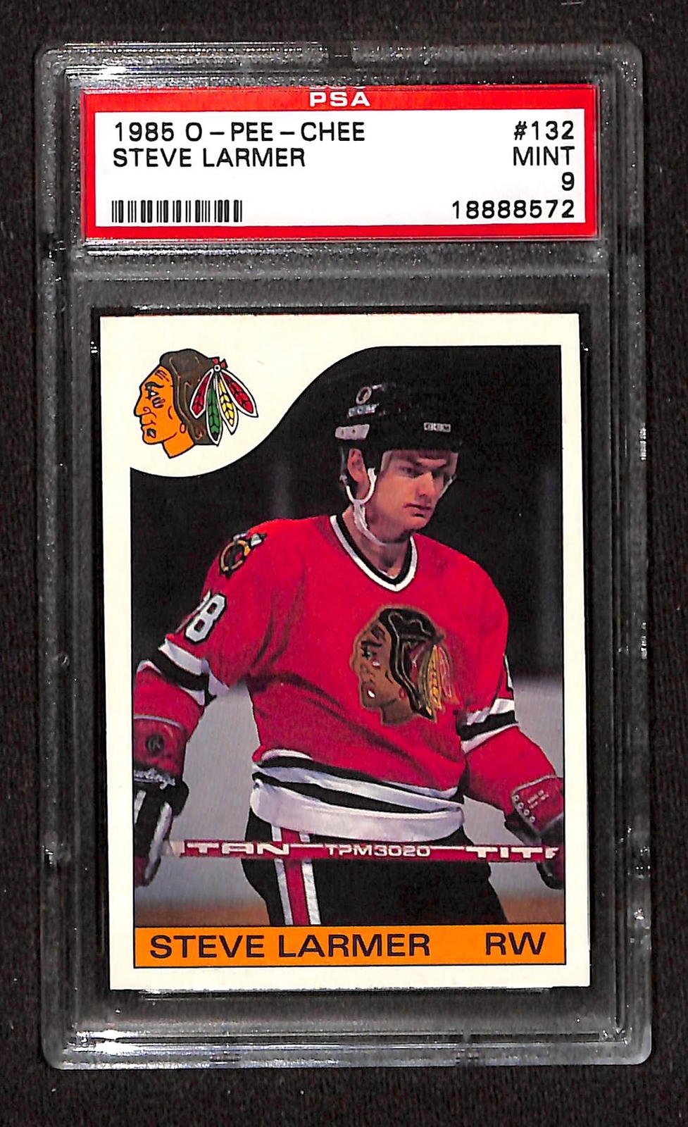 1985-o-pee-chee-132-steve-larmer-psa-9-mint-18888572-ebay