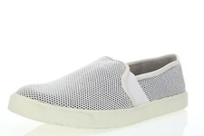 Women's VINCE. White Perforated Fabric Fashion Slip-on Sneakers Sz. 8.5 M
