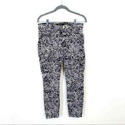 J Brand Jeans Elysium Womens Sz 28 Photo Ready Black Gray Mid Rise Stretch New
