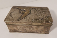 银色日本古董盒子| eBay