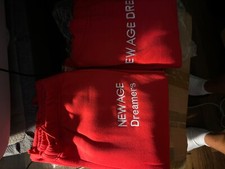 sweatsuits red, black, gray