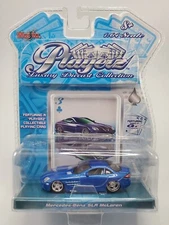 Maisto Playerz Mercedes Benz SLR McLaren Blue 3 of Clubs 1/64 GfG Wheels