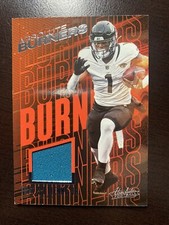 TRAVIS ETIENNE 2023 Panini Absolute Football Burners Patch AB-2 Jaguars