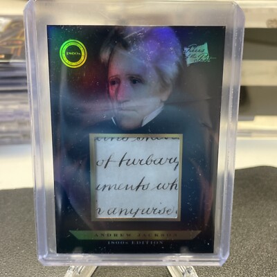 Pieces Of The Past 2024 Andrew Jackson Written Relic     