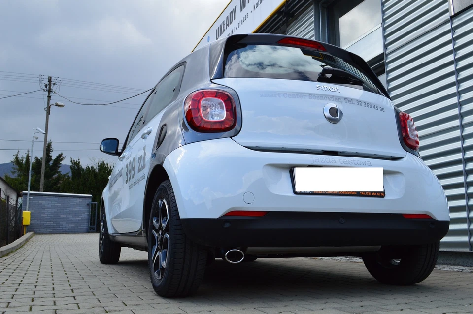 Cubierta de escape tubo de escape para Smart Fortwo Forfour tipo 453 ovalado desde 2014 - Imagen 2 de 4