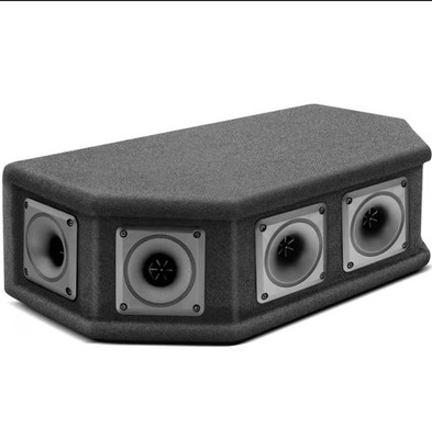 Serenelife Pyle-Pro 6-Way DJ Speaker System 300 Watt Peak Power Six 2.5-Inch Spe
