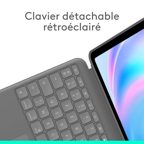Combo Touch pour iPad Air 13 pouces (M2)(2024) tui clavier et stylet numerique C - Afbeelding 6 van 7