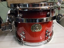 RARE PEACE PARAGON MAPLE 10" TOM DRUM W PEARL STYLE MOUNT