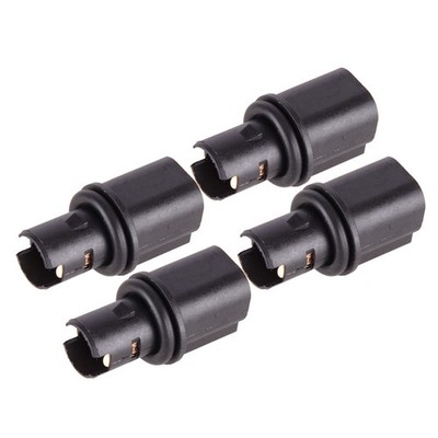 4pcs Side Marker Light Turn Signal Lamp Socket Fit for Ford Mustang 2005-21,