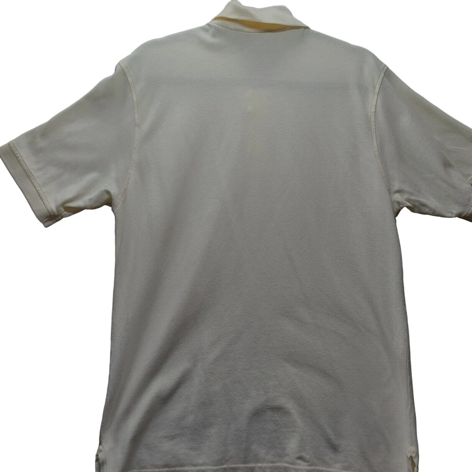 Polo Roundtree & York Gold Label para hombre con cáscara de huevo talla mediana 100 % algodón Foto 2 de 4