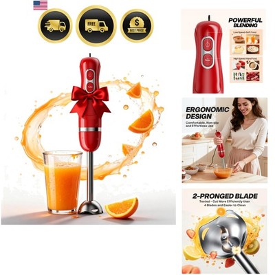 Immersion Blender Handheld, Corded Electric Blenders Portable Stick Mixer wit...