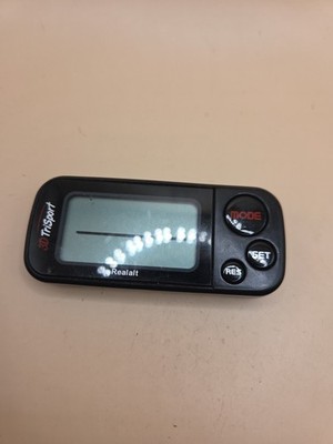 3D Trisport walking 3D Pedometer BLACK - By Realalt -NO CLIP W/FREE SHIPPING