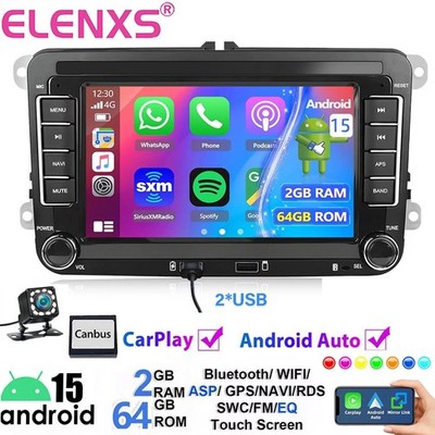 Für VW GOLF 5 6 Plus Polo Passat Touran Android 15 Autoradio Carplay GPS Kamera