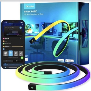 Govee RGBIC LED Neon Rope Light Multicolor App Voice Control Alexa Google