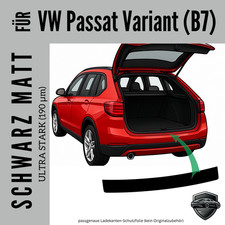 Ladekantenschutz Lackschutzfolie  für  VW Passat Variant B7 schwarz matt  190µm