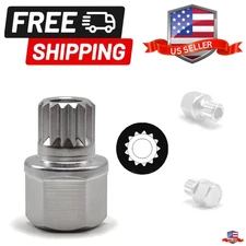Wheel Locking Nut Key Compatible with, Wheel Lock Nut Socket Adapter, Anti-Th...