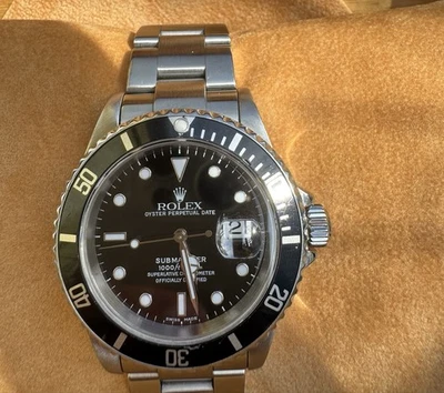Rolex Submariner Date Ref 16610 P Series Mit Box Service 11/2024