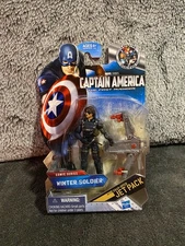 Captain America First Avenger Winter Soldier Jet Pack Figure New 3.75 Marvel