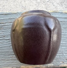 Rare Arequipa Pottery Plum Vase Made In California In The Early 1900s