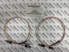 Kimber Kable TIMBRE 1 Meter Pair with Ultraplate RCA connectors (Retail $204)