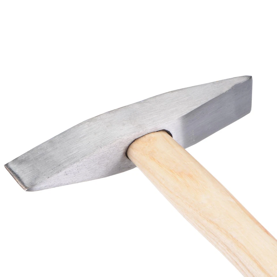 18 Oz Hardwood Magnetic Tack Hammer Chipping Hammer with Forged Steel Head Foto 2 de 4