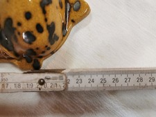 Weihwasserkessel   - plastische Keramik - 24 cm - sehr alt