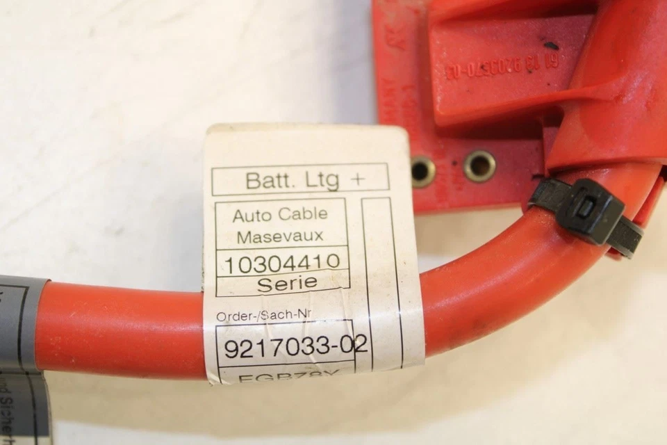 Cable de batería positivo BMW 750Li xDrive 2010-2015 9217033 OEM Foto 3 de 4