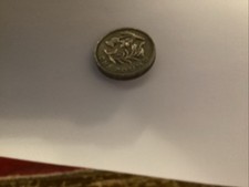 Scottish Floral Bluebell Thistle Design One Pound £1 2014 Coin Circulated