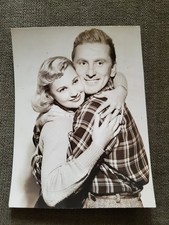 VINTGAGE Original Photo Still KIRK DOUGLAS & Actress Actor Film Photograph B/W