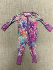 Little Sleepies Rainbow Stardust Bamboo Zippy 0-3 Months