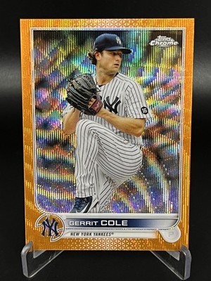 2021 Topps Chrome - Gerrit Cole #80 Orange Wave Refractor /25