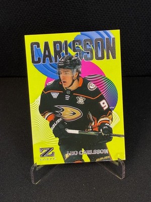 Leo Carlsson # Anaheim Ducks # 2023-24 Skybox Metal Universe RC Z-FORCE #46