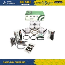 Pistons Main Rod Bearings Fit 98-04 Honda Passport Isuzu Amigo Rodeo 3.2L