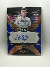 2024-25 Panini Select La Liga Blue Pulsar Prizm Autograph Auto David Villa 