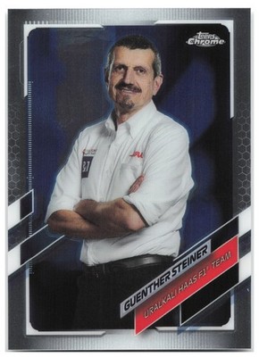 Guenther Steiner 2021 Topps Chrome Formula 1 92 NM