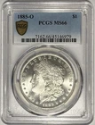 1885 O Morgan Silver Dollar $1 PCGS MS66 ‼️HIGH GRADE BLAST WHITE GEN‼️
