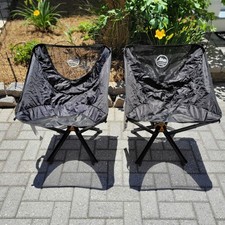 2 Pack Black CLIQ 1.0 Chairs with Bag Lightwe...