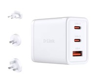 D-Link DCP-651 65W Gan Charger USB-C USB-A