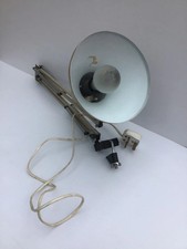 Vintage Metal working Beige Desk Angle Lamp With Bracket