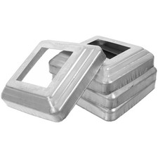 4 Pcs Deck Post Wraps Rail Base Cover Decorative Fence Skirt Cap