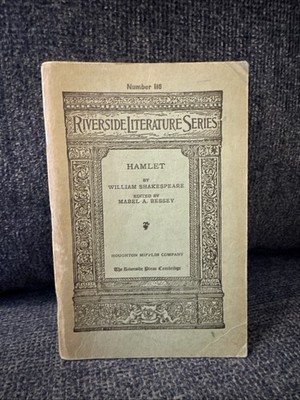 Riverside Literature Series Hamlet by William Shakespeare 1897 Number 116