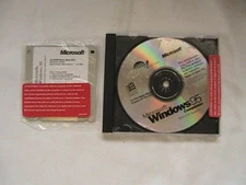 1 VINTAGE MICROSOFT WINDOWS 95 COMPANION CD WITH SEALED SETUP BOOT DISK