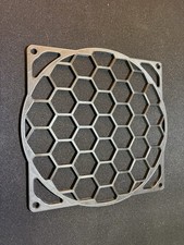 Custom 140mm HONEYCOMB Computer Fan Grill Gloss Black Acrylic Cooling Cover Mod