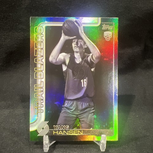 Yang Hansen Blackout 2025-26 Topps Basketball Parallel Black Friday Target SP