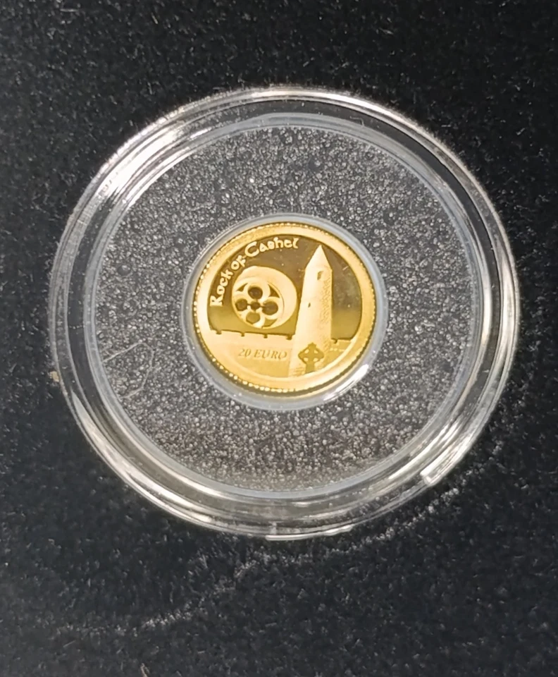 2013 Irish €20 PROOF 24 Carrot Gold Limited Editon - 10k minted only - Scarce - Image 2 of 4